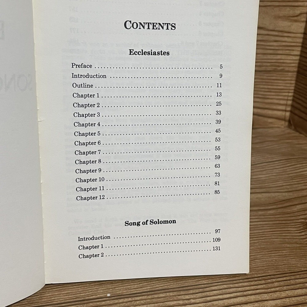 Ecclesiastes & Song of Solomon by J. Vernon‎ McGee Paperback 1977 First Printing - Picture 8 of 8